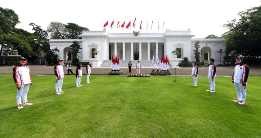 Presiden Jokowi Lepas Kontingen Atlit Indonesia ke Olimpiade Tokyo