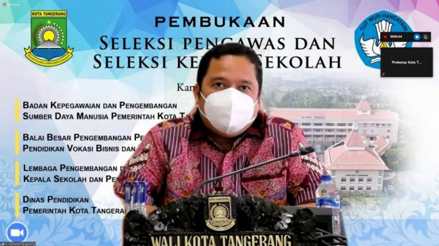 Walikota Arief Buka Pelaksanaan Seleksi Kepala Sekolah dan Pengawas Tahun 2021