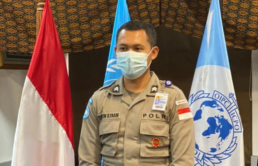 Perwakilan Polri Briptu Yusron Siap Jaga Perdamaian Bersama PBB di Afrika Tengah