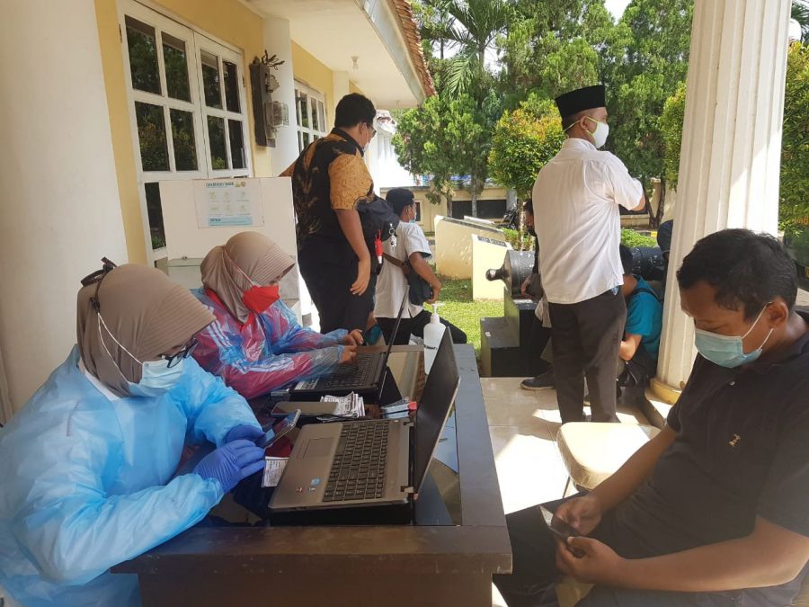 Vaksinasi Massal Terus Digelar Polda Banten Dukung Program Pemerintah