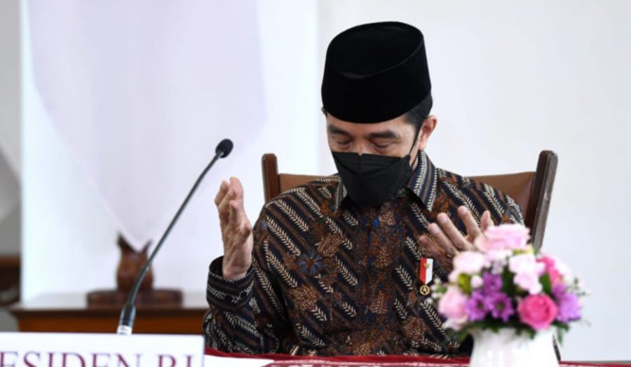 Pimpin Doa Dari Rumah, Jokowi: Usaha Lahiriah Harus Dibarengi Usaha Batiniah
