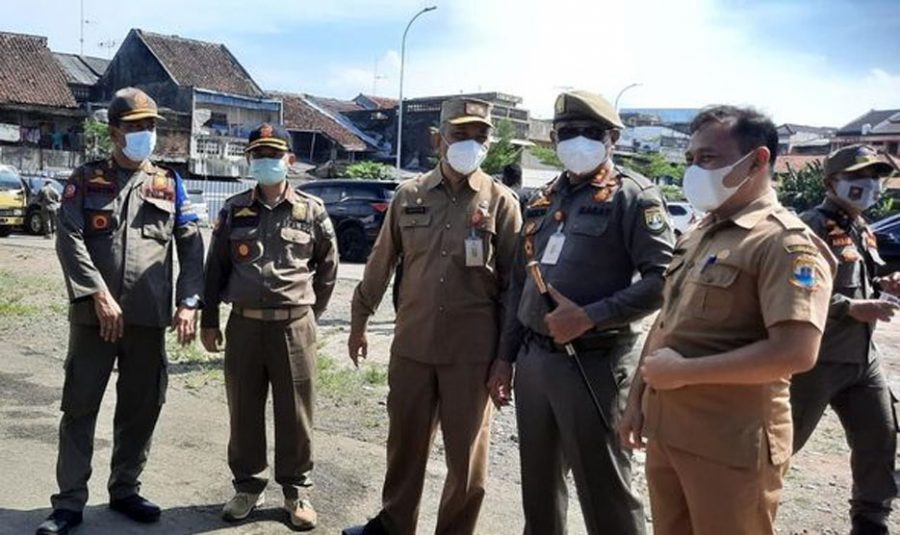 Tim Operasi Pelaksanaan PPKM Darurat Banten Lakukan Penertiban di Kabupaten Lebak