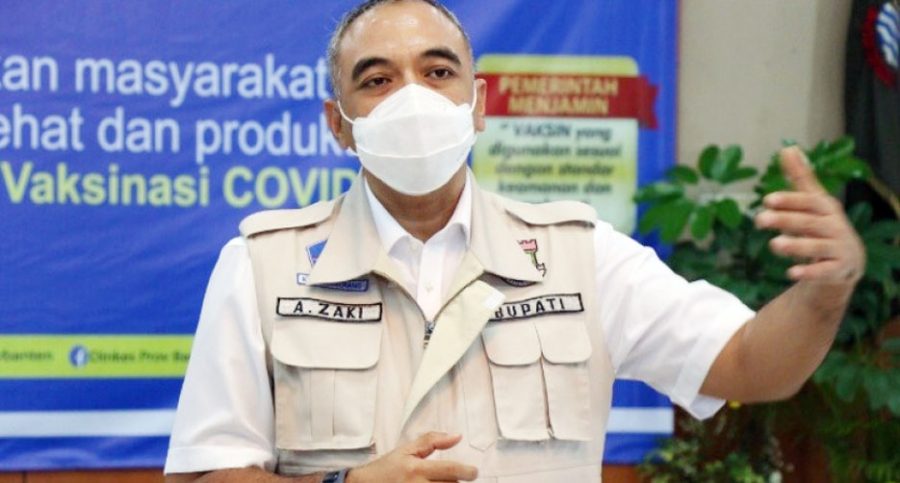 Bupati Zaki Pantau Ketersediaan Oksigen untuk Pasien Covid-19 di Kabupaten Tangerang