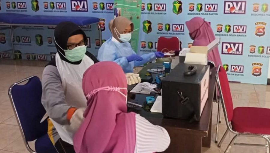Dukung Program Sejuta Vaksin, Polda Banten Telah Vaksinasi 49.906 Orang