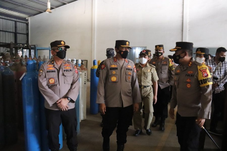 Polda Banten: Ketersediaan Stok Oksigen Untuk Masyarakat Tersedia dan Aman