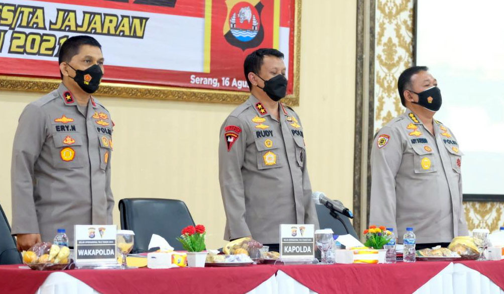 Pimpin Gelar Oprasional, Kapolda Banten: PPKM Dilanjutkan