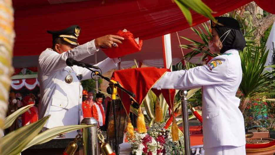 Pemkot Serang Laksanakan Upacara Peringatan HUT Kemerdekaan RI Ke-76 Secara Sederhana
