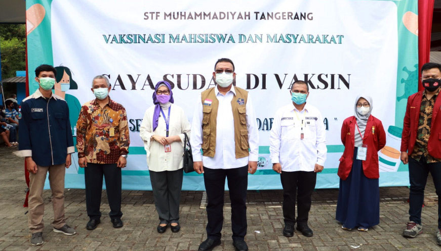 STF Muhammadiyah Tangerang Lakukan Vaksinasi Bagi Mahasiswa dan Alumni