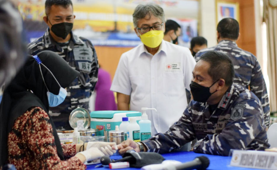 PMI Kota Tangerang Bersama Seskoal Gelar Donor Darah dan Plasma Konvalesen