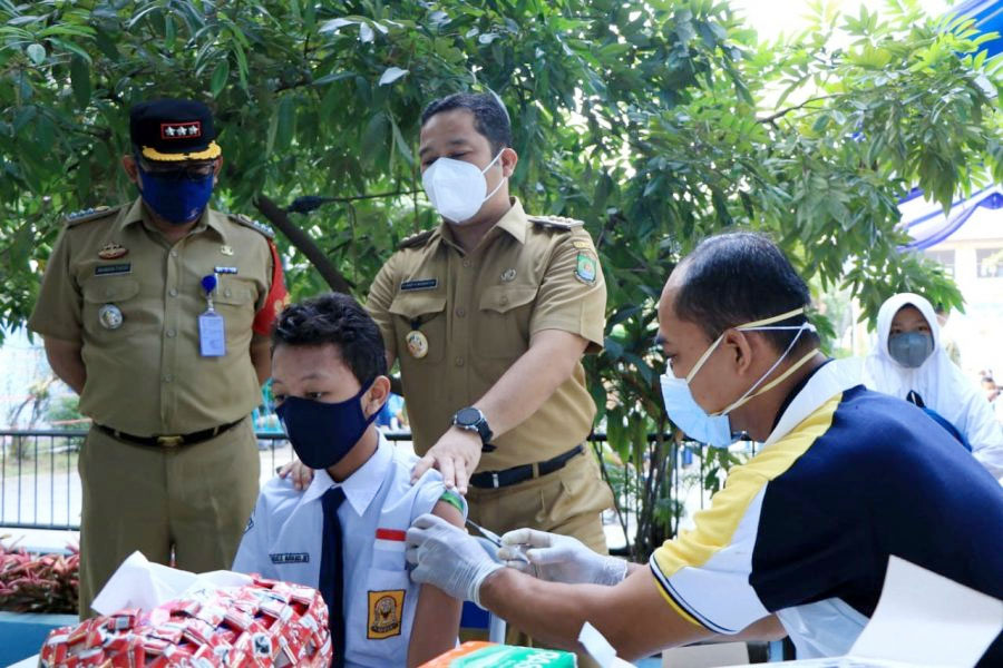 Persiapkan Pembelajaran Tatap Muka, Walikota Arief: Gencarkan Vaksinasi Pelajar