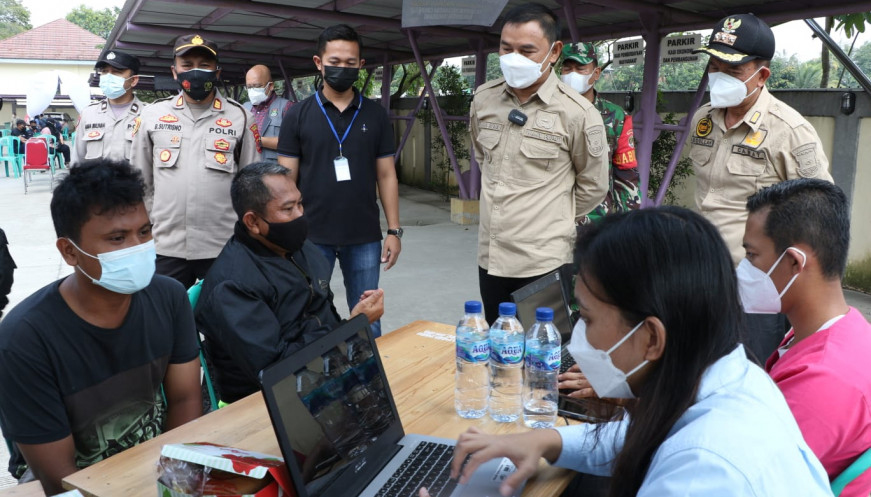 Pemkab Tangerang Terus Lakukan Percepatan Vaksinasi Covid-19