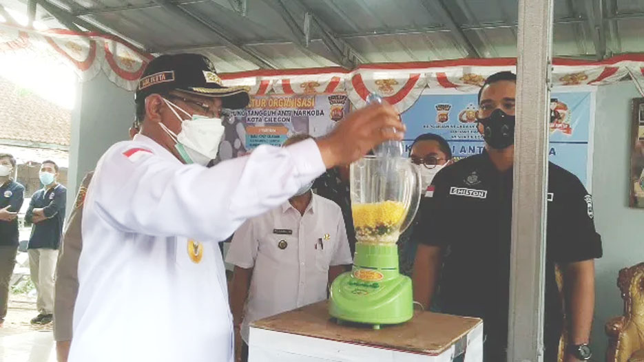 Walikota Bersama Polres Cilegon Resmikan Kampung Tangguh Anti Narkoba