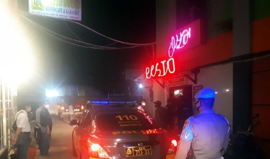 Polres Serang Kota Kembali Razia 3 Tempat Hiburan Malam