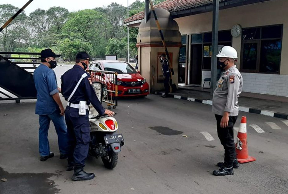 Ditpamobvit Polda Banten Lakukan Pengamanan di PLTU 3 Lontar Tangerang