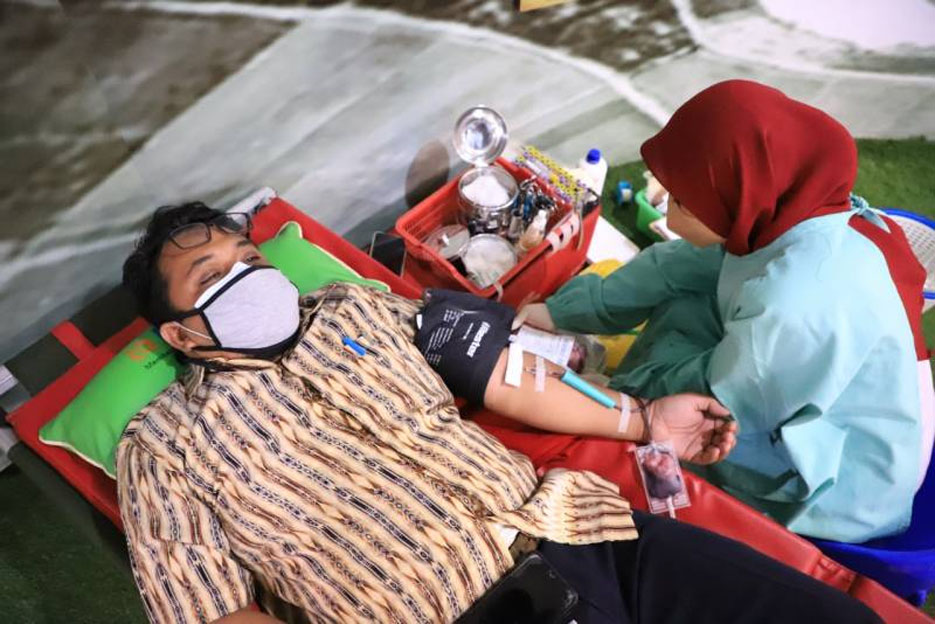 Sambut HUT RI Ke-76, PMI Kota Tangerang Gencarkan Donor Darah