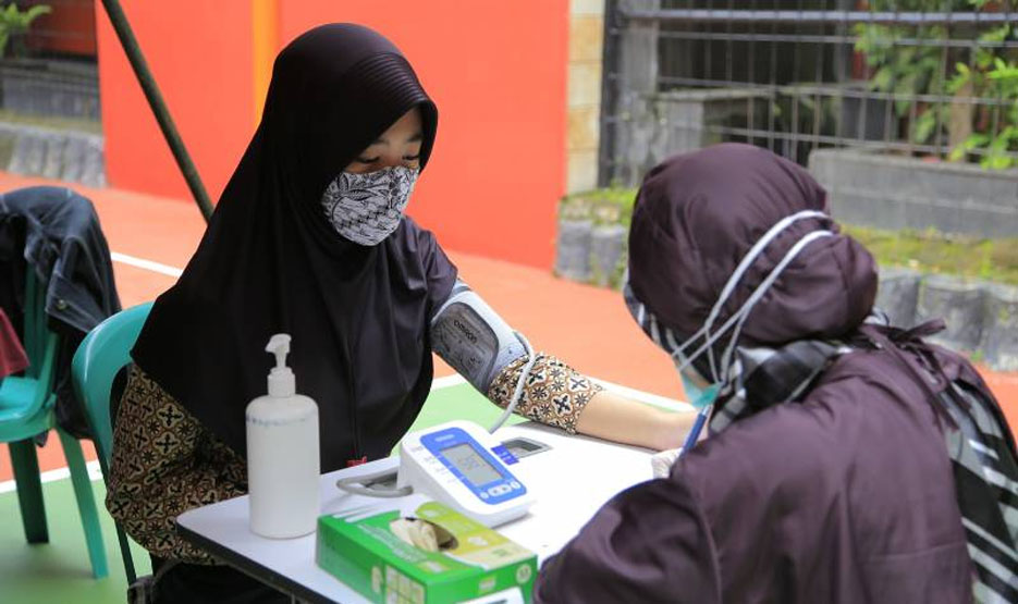 73 Persen Pelajar SMP Kota Tangerang Sudah Tervaksinasi