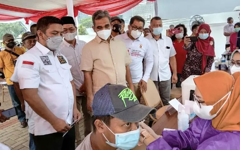 Kejar Herd Immunity, DPD Gerindra Banten Gelar Vaksinasi Massal di 22 Lokasi