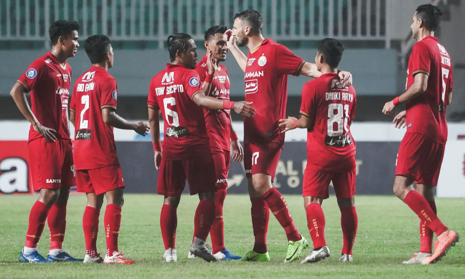 Pertandingan BRI Liga 1: Persija Menang 2-1 Melawan Persela Lamingan
