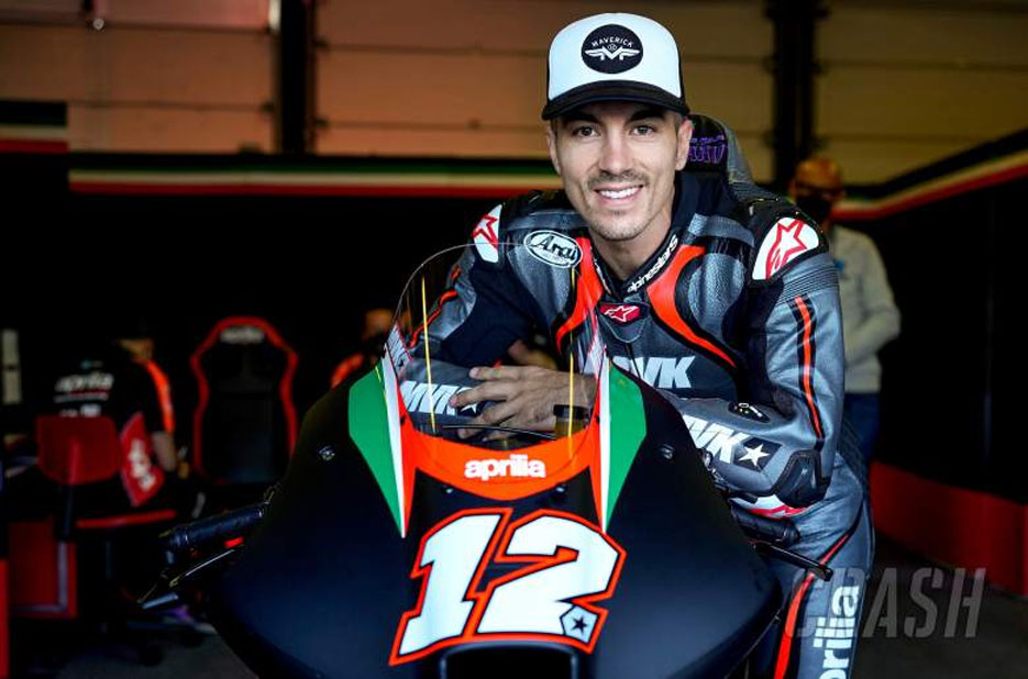 Maverick Vinales Siap Memulai Era Motogp Barunya Dengan Aprilia di Aragon