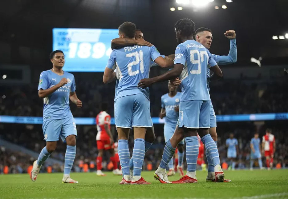 Hasil Pertandingan Manchester City vs Wycombe: The Citizens Menang 6-1