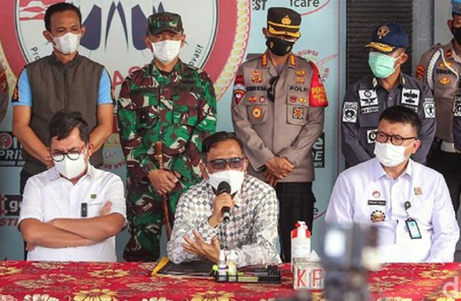 Menkopolhukam Mahfud MD Meninjau Langsung Kondisi Lapas Kelas 1 Tangerang