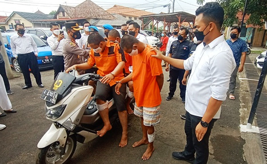 Polres Serang Kota Tembak 5 Pelaku Pecah Kaca Mobil di Kakinya