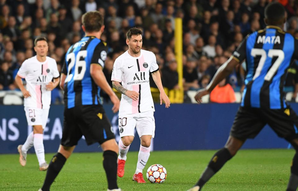Messi Mengecewakan, Paris St Germain Tak Menghasilkan Kemenangan Melawan Brugge 1-1 
