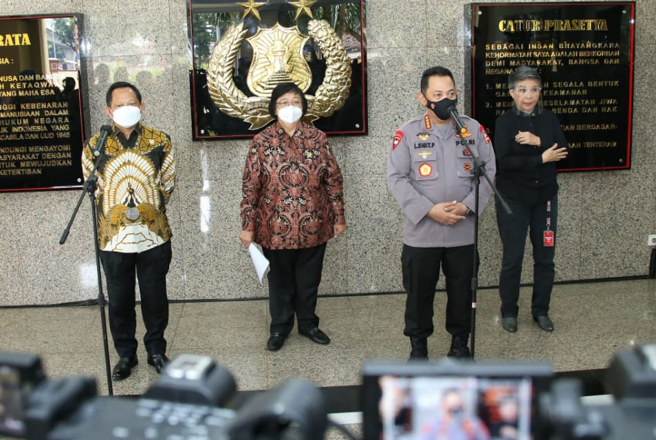Percepat Penanggulangan Karhutla, Kapolri Launching Aplikasi ASAP Digital Nasional