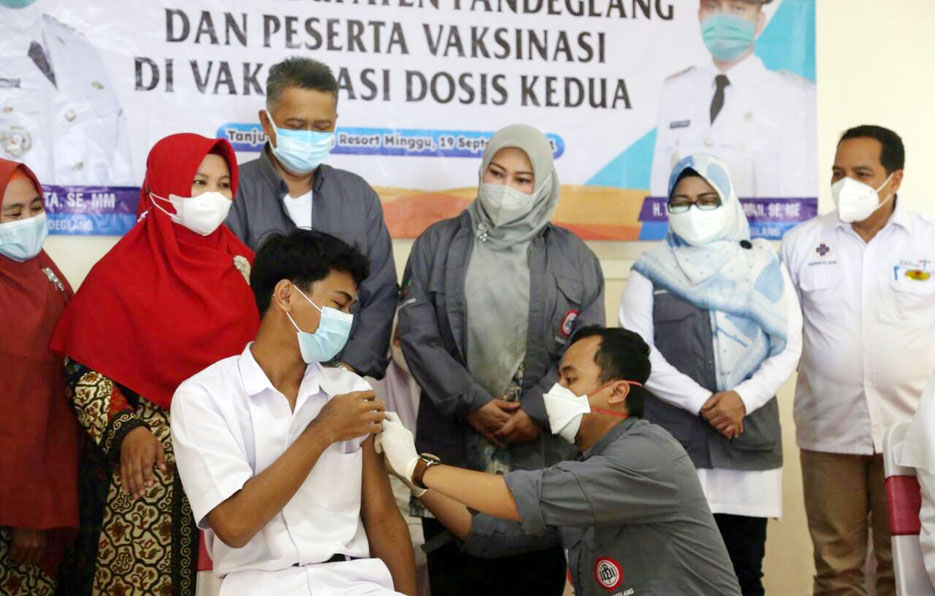 IDI Pandeglang Gelar Vaksinasi Massal Dosis Kedua Bagi Pelajar dan Masyarakat