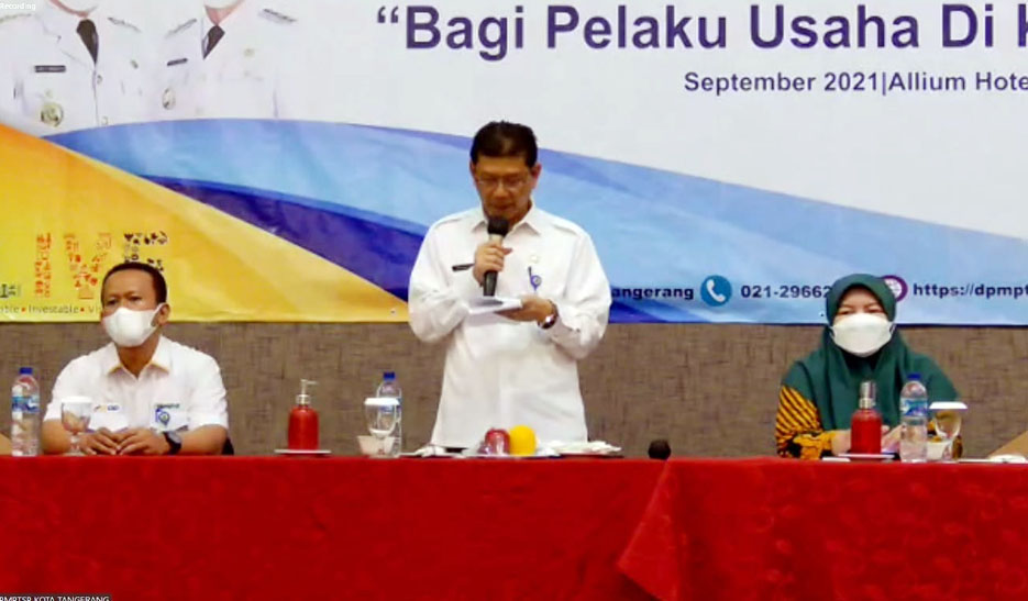 Pemkot Tangerang Gelar Sosialisasi Kemudahan Berusaha Bagi UMKM Dalam Rangka Pemulihan Ekonomi