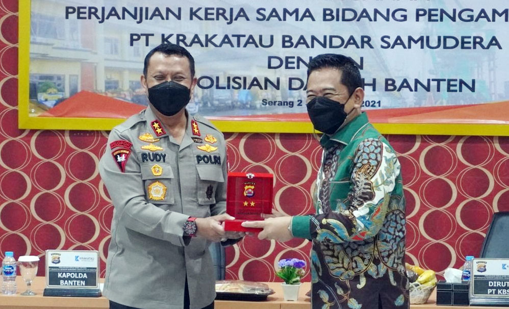 Polda Banten dan PT. KBS Jalin Kerjasama Asistensi Manajamen Pengamanan Perusahaan