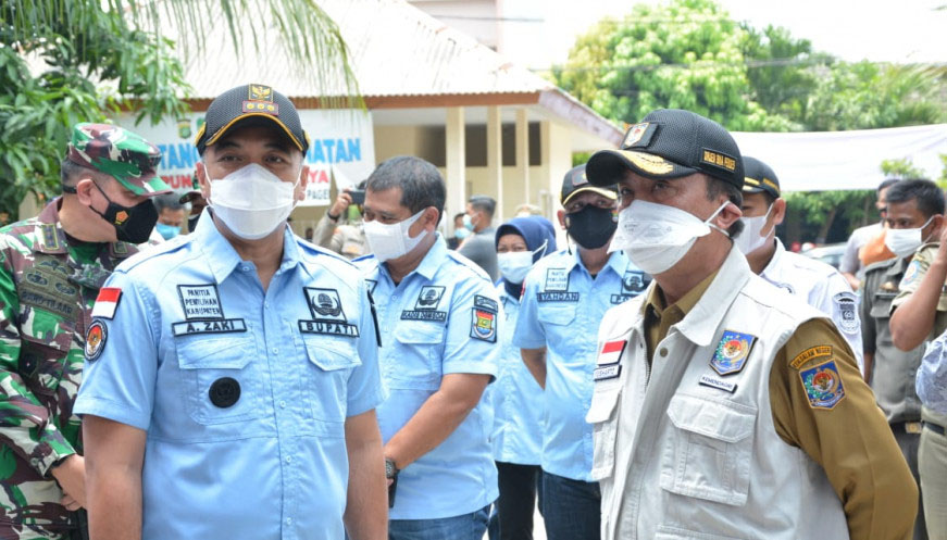 Jadi Percontohan Pilkades, Bupati Tangerang Bersama Dirjen Tinjau Langsung TPS