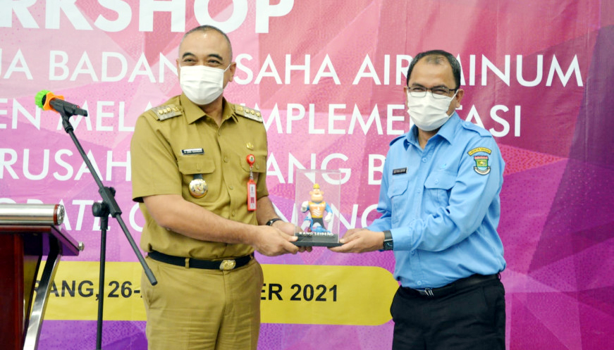 Bupati Tangerang Buka Workshop Peningkatan Kinerja Badan Usaha Jasa Air