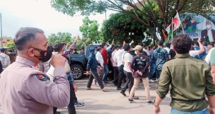 Polda Banten Lakukan Pengamanan Secara Humanis Aksi Unras Mahasiswa Banten