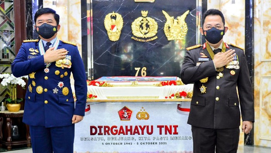 HUT TNI ke-76, Kapolri : Sinergitas TNI-Polri Semakin Solid