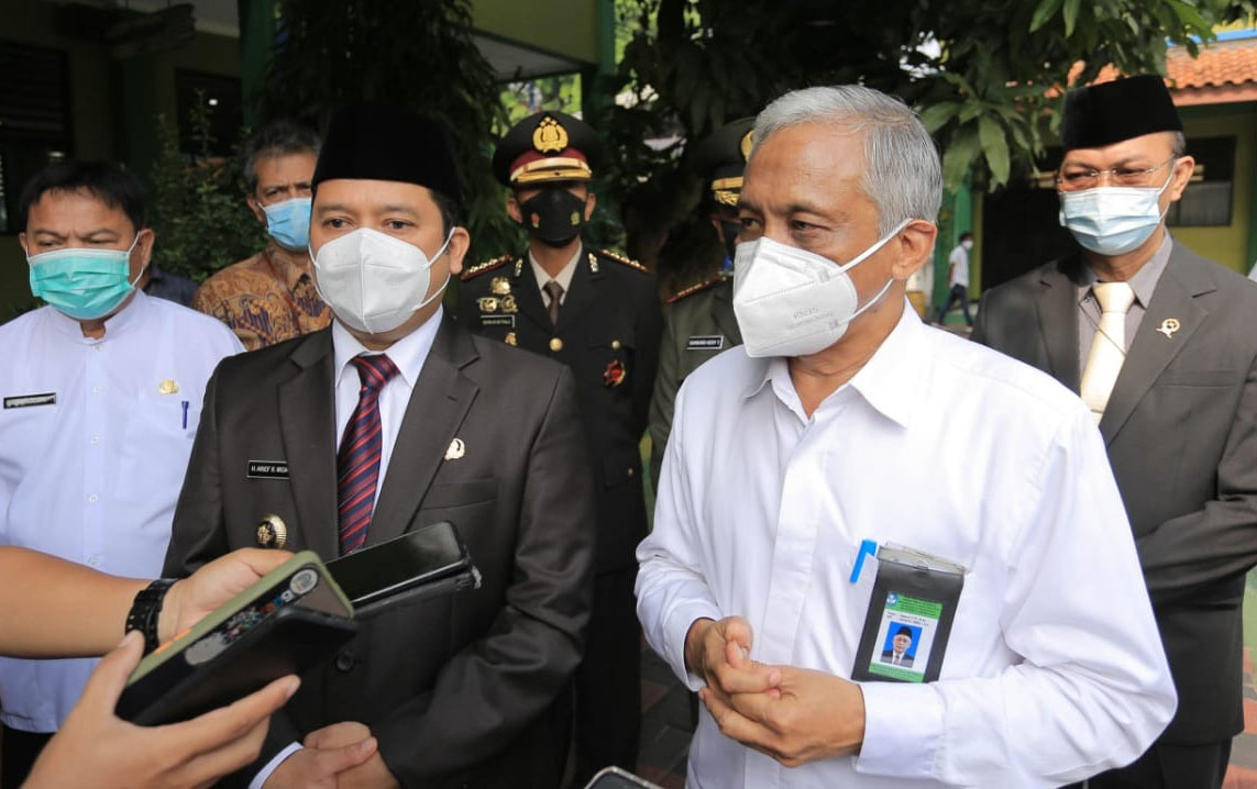 Kemendikbud Ristek Apresiasi Upaya Antisipasi Penyebaran Covid -19 di Kota Tangerang