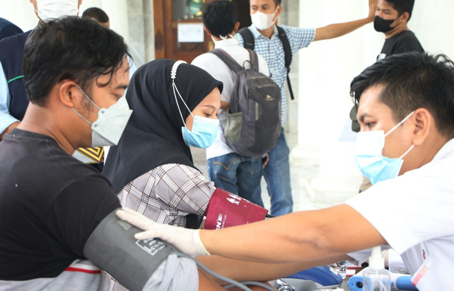 Sambut HUT ke-495, Pemkab Serang Bersama PMI Gelar Donor Darah