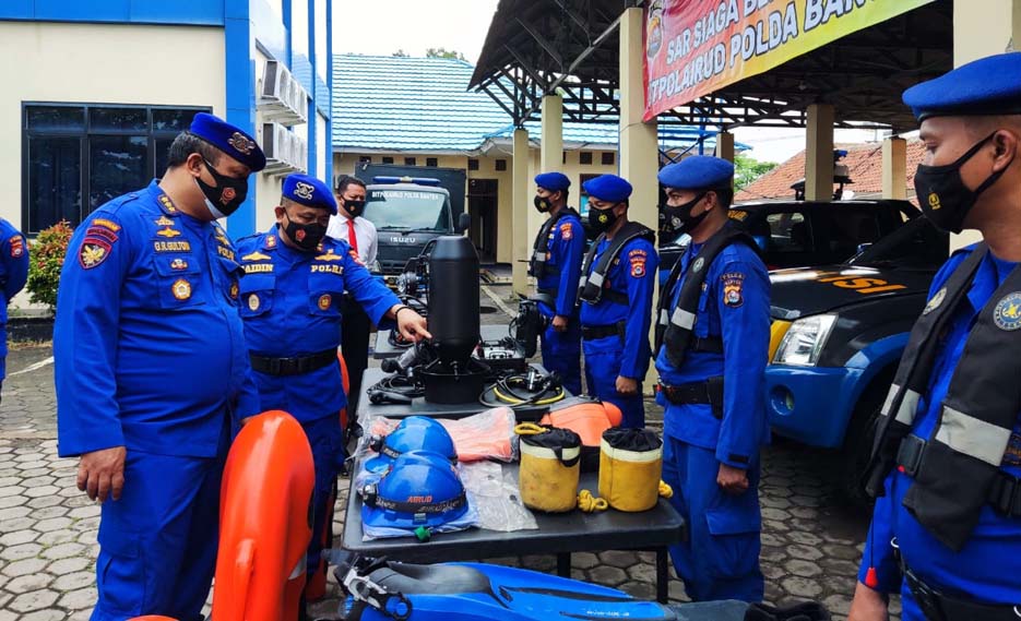 Waspada LA NINA, Ditpolairud Polda Banten Laksanakan Apel Siaga Bencana