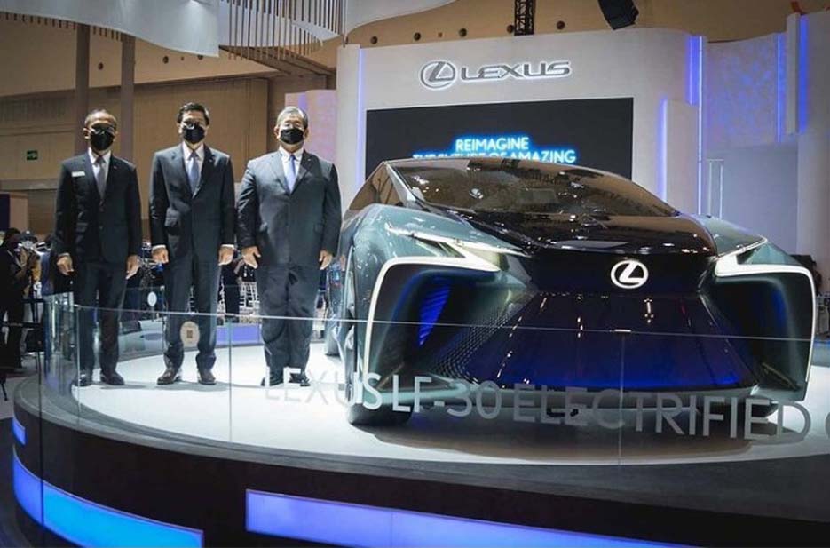 Lexus Pamerkan Mobil Listrik Futuristik di GIIAS 2021