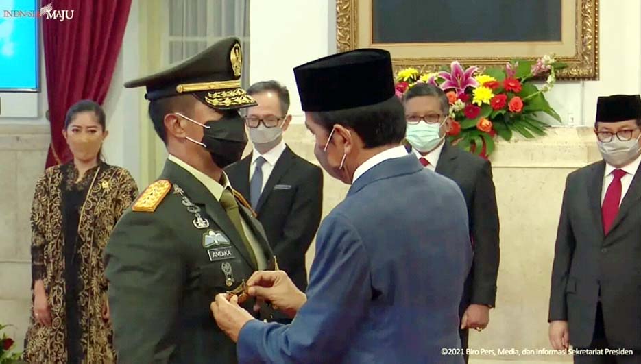 Jenderal Andika Sah Jadi Panglima TNI, Kapolri: Sinergitas TNI-Polri Semakin Kuat