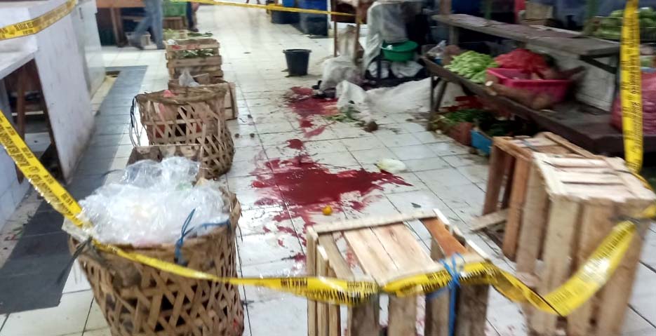 Cekcok Mulut , Dua Pedagang di Pasar Malabar Ditusuk Oleh Sesama Pedagang