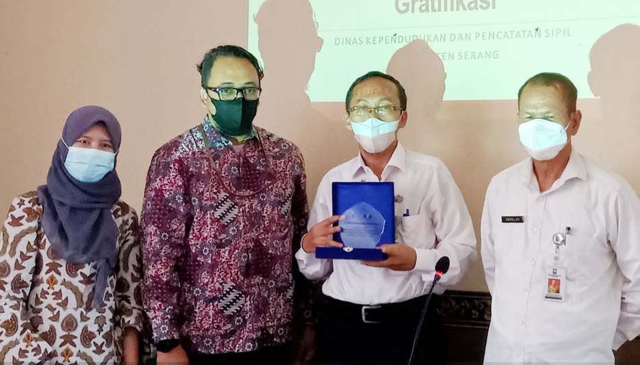 KPK Apresiasi Disdukcapil Kabupaten Serang jadi Percontohan Anti Gratifikasi