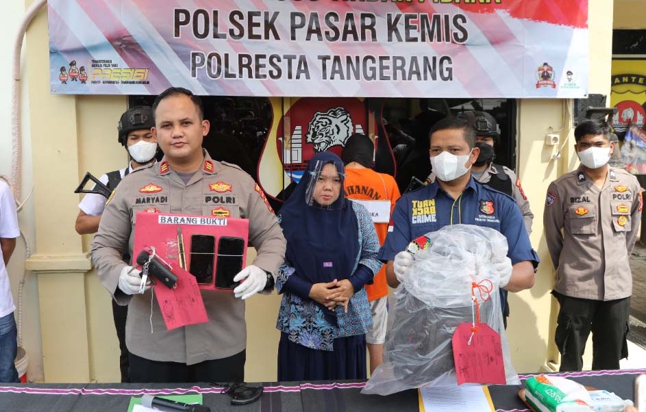 Polsek Pasar Kemis Ringkus Seorang Pelaku Begal Taksi Online