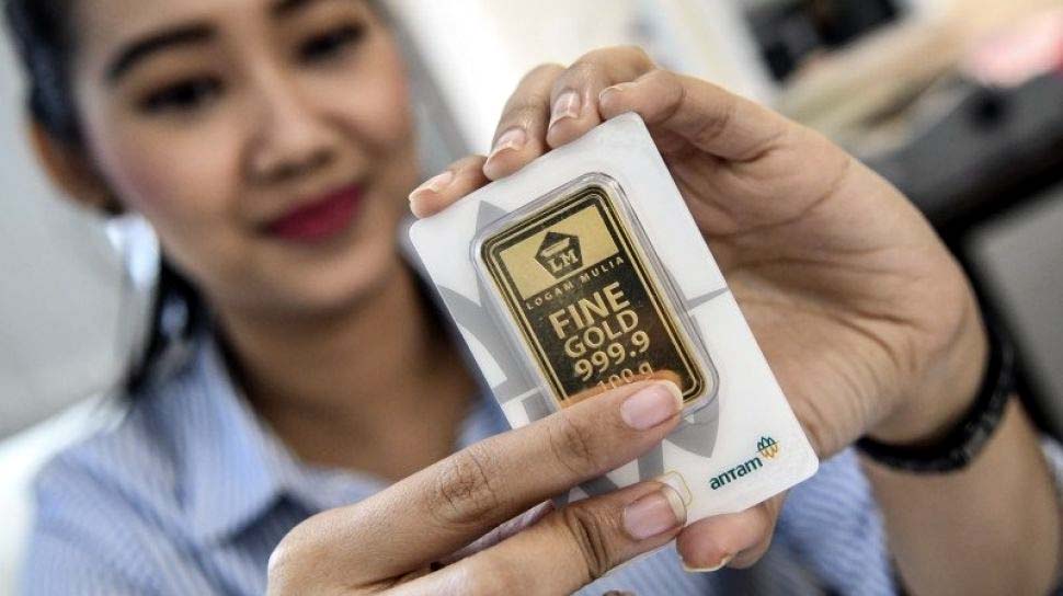 Harga Emas Antam Melejit Rp12 Ribu per Gram