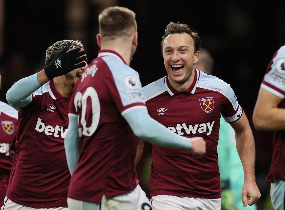 Hasil Liga Premier, West Ham Tumbangkan Watford Dengan Skor 4-1