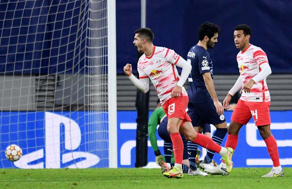 Leipzig Menang 2-1 atas Man City di Pertandingan Liga Champions