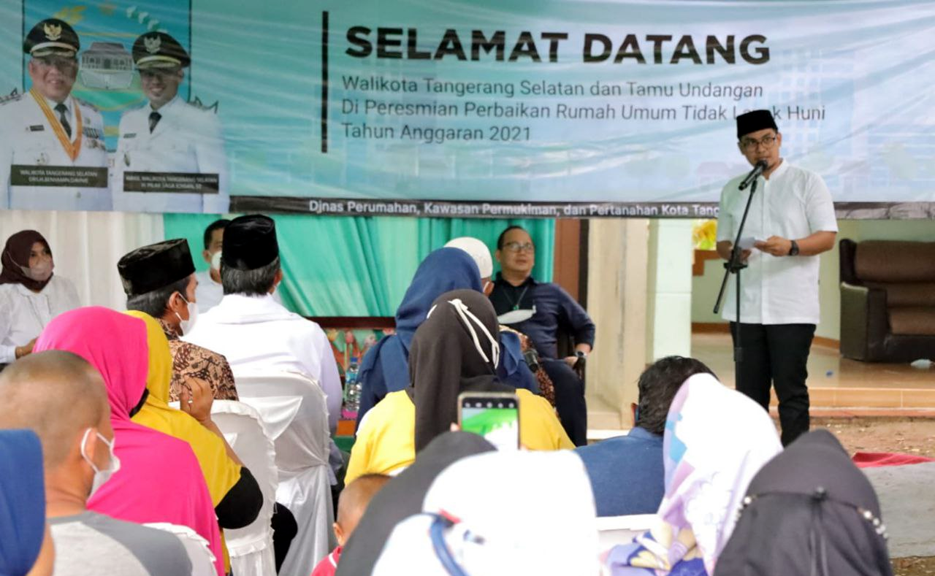 Wakil Walikota Tangsel Resmikan Rumah Tak Layak Huni Jadi Layak
