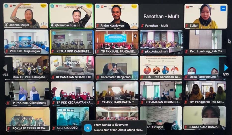 Tropicana Slim dan Mufit Gelar ‘7 Days Challenge - Move to Beat Diabetes’