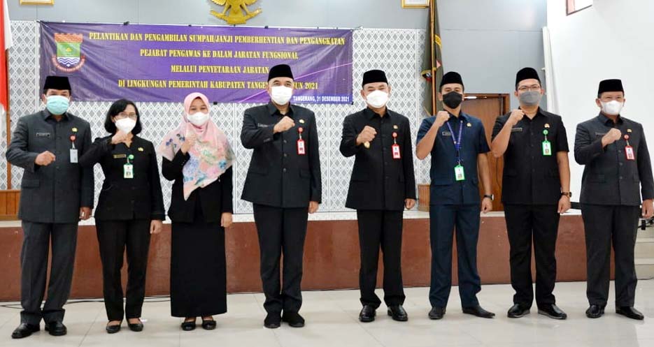 Bupati Zaki Lantik 196 Pejabat Fungsional di Lingkup Pemkab Tangerang