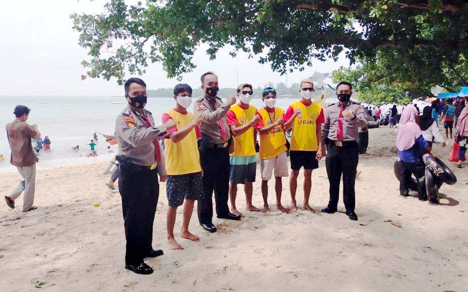 Pasca Gempa, Polda Banten Berikan Himbauan di Destinasi Wisata